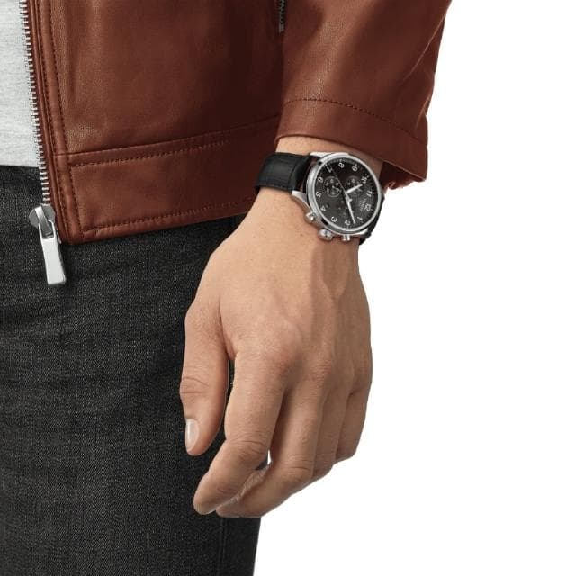 【TISSOT 天梭 官方授權】SUPERSPORT CHRONO 三眼計時腕錶 母親節 禮物 推薦(T1166171605700)