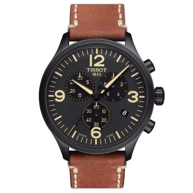 【TISSOT 天梭 官方授權】SUPERSPORT CHRONO 三眼計時腕錶 母親節 禮物 推薦(T1166173605700)