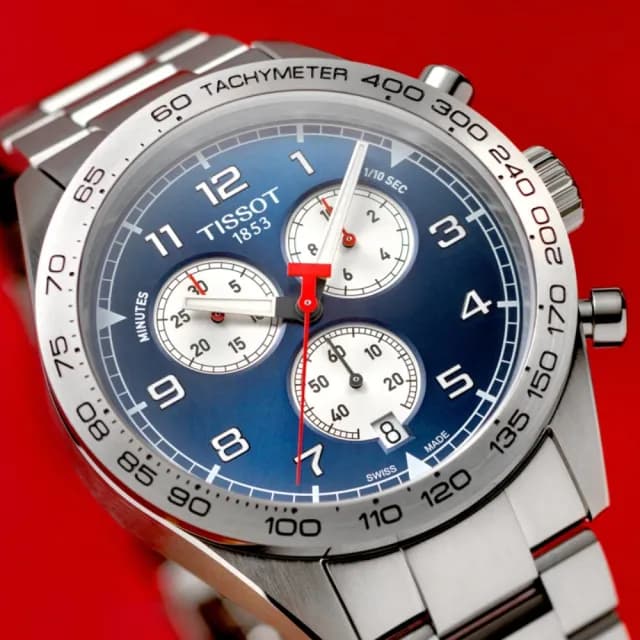【TISSOT 天梭 官方授權】PRS516 CHRONOGRAPH 三眼計時腕錶 畢業禮物 送禮 推薦(T1316171104200)
