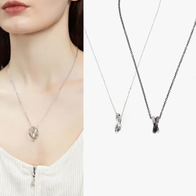 【agnes b.】bijoux  情侶款logo戒指項鍊(多款)
