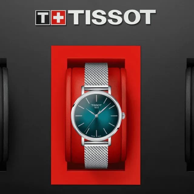 【TISSOT 天梭 官方授權】EVERYTIME LADY 經典優雅 時尚腕錶 畢業禮物 送禮 推薦(T1432101109100)