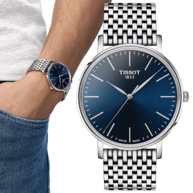 【TISSOT 天梭 官方授權】EVERYTIME LADY 經典優雅 時尚腕錶 畢業禮物 送禮 推薦(T1434101104100)