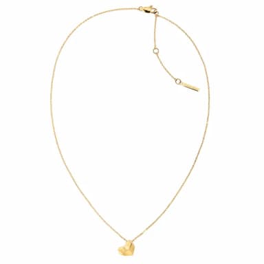 【Calvin Klein 凱文克萊】CK Faceted Heart 心型多切面項鍊 送禮推薦 禮物 送禮(35000036)