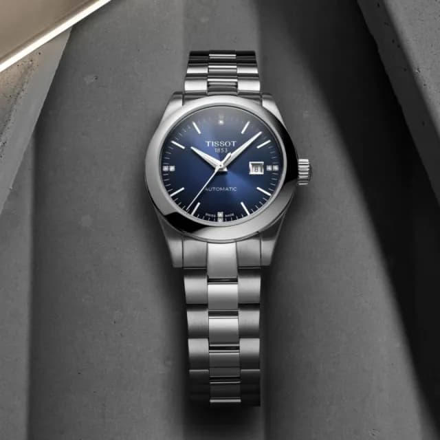 【TISSOT 天梭 官方授權】T-MY LADY系列 時尚真鑽 機械腕錶 父親節 禮物 送禮 推薦(T1320071104600)