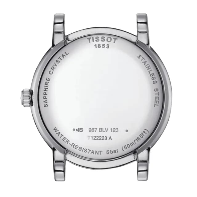【TISSOT 天梭 官方授權】CARSON系列 簡約時尚月相腕錶 畢業禮物 送禮 推薦(T1222231635300)