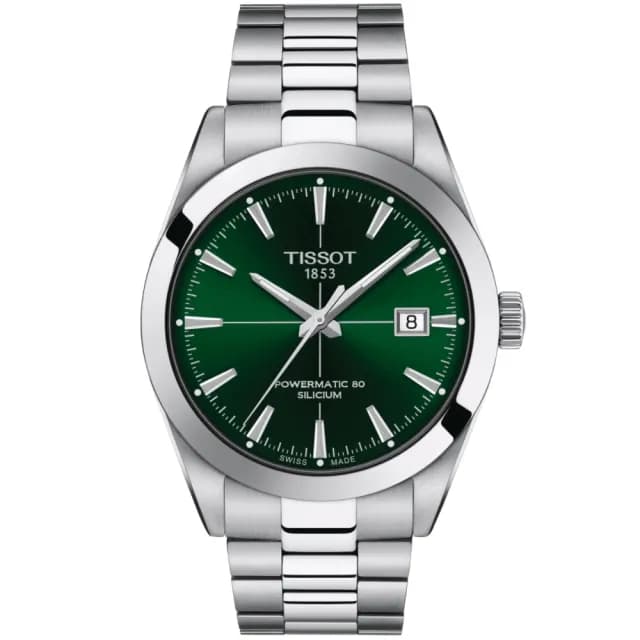 【TISSOT 天梭 官方授權】GENTLEMAN系列 矽游絲機械腕錶 畢業禮物 送禮 推薦(T1274071109101)
