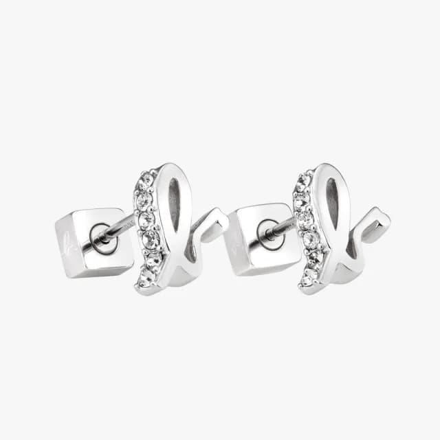 【agnes b.】bijoux 女款純銀 b. Logo耳環