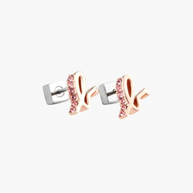 【agnes b.】bijoux 女款純銀 b. Logo耳環