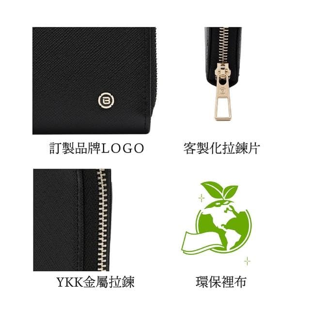 【BESIDE-U】長夾 RFID防盜錄襯裡 女夾皮夾 經典簡約 送禮推薦 ALS系列(招財／禮物／皮夾)
