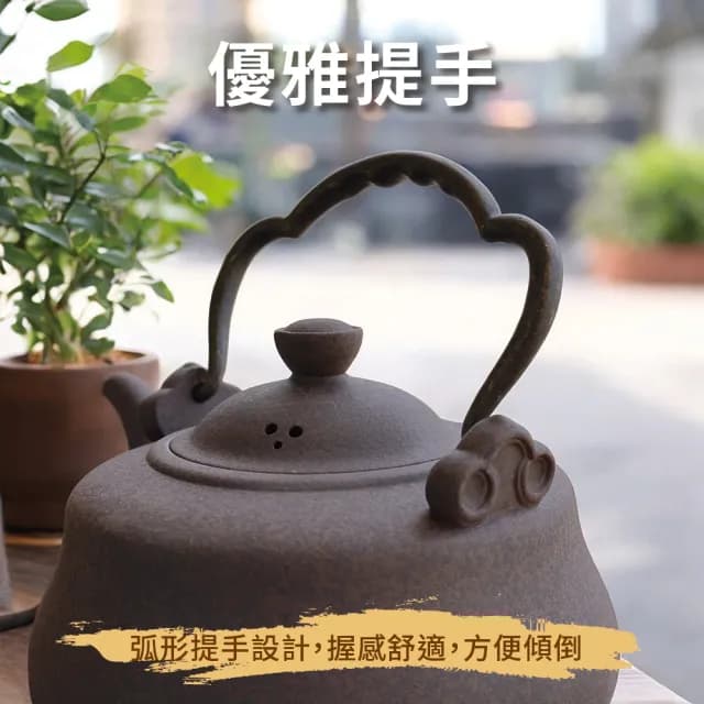【台灣製造】和鐘陶瓷燒水壺1800ml(茶具 燒水壺 鶯歌陶藝之美 煮水壺)