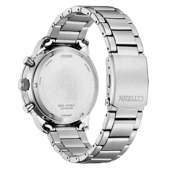 【CITIZEN 星辰】Chronograph系列 光動能計時腕錶 禮物推薦(CA4500-91X)