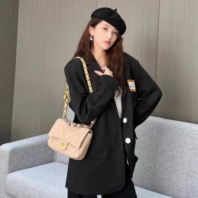 【LEESA】情人節禮物 鏈條包\肩背包\手拎包\大方包\小方包\經典包包\復古包包\菱格鏈條包\枕頭包\掀蓋包\小