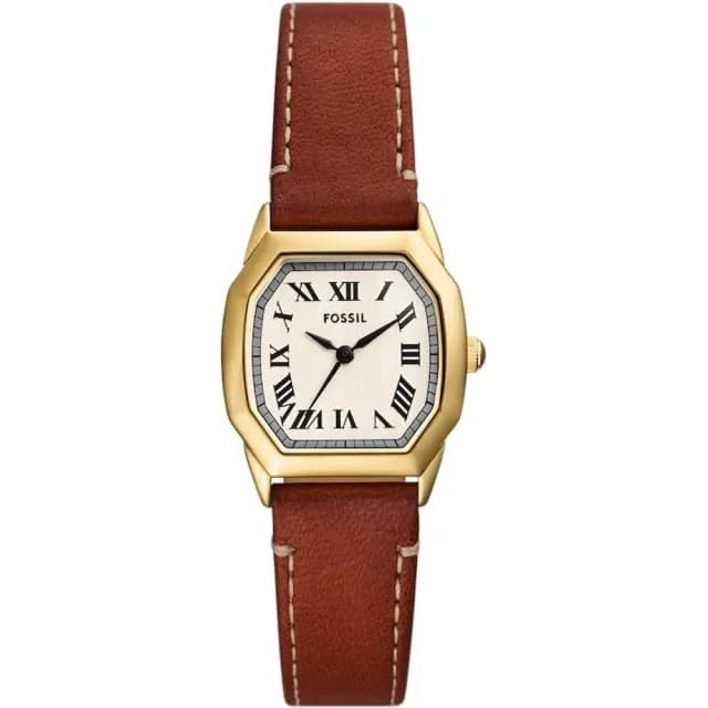 【FOSSIL】Harlow 復古真皮錶帶女錶-27mm 禮物 送禮 推薦(ES5364)