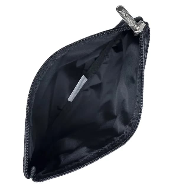 【Lesportsac】三層拉鍊化妝包 禮物 推薦(神秘黑)