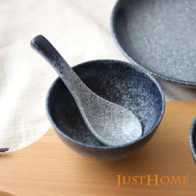 【Just Home】日式漸層嵐蘊陶瓷12件碗盤餐具組(碗 盤 餐具 入厝禮)