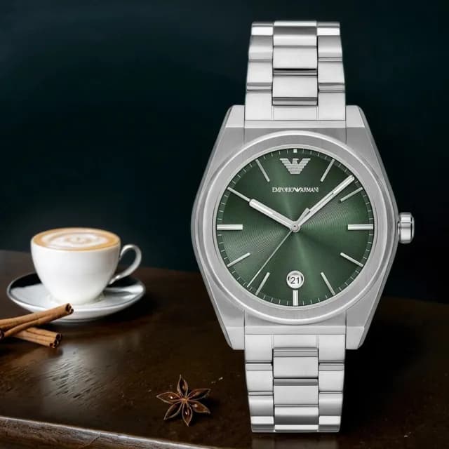 【EMPORIO ARMANI】亞曼尼 經典石英手錶-41mm 禮物 送禮 推薦(AR11621)