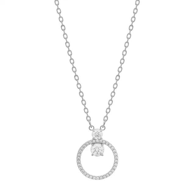 【SWAROVSKI 施華洛世奇】Constella 銀色水晶項鏈(限 量 促 銷)