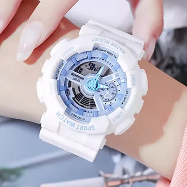 【學院潮玩】夜光防水電子手錶(馬卡龍色 鬧鐘 碼錶 日曆 休閒錶 兒童錶 國中生 高中生 女錶 男錶 腕錶)