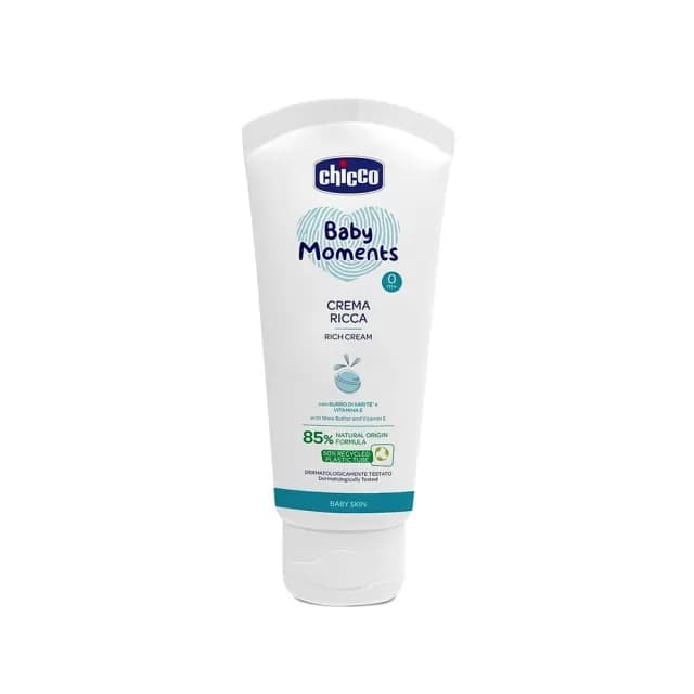 【Chicco】寶貝嬰兒植萃保濕乳霜100ml(無刺激 低敏 臉部適用)