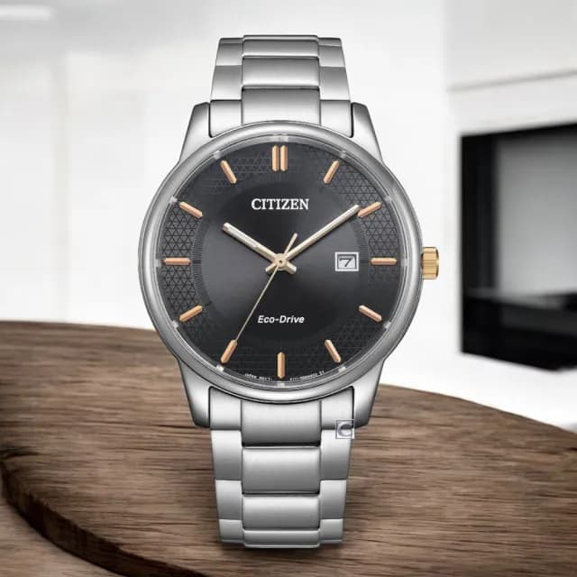 【CITIZEN 星辰】Eco-Drive 光動能簡約商務腕錶 男錶 手錶 禮物 推薦(BM6977-70E/40mm)