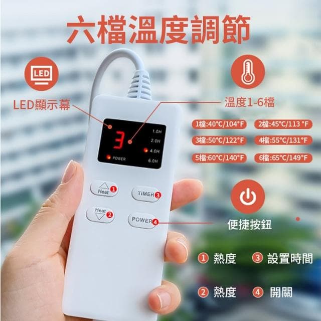【ANTIAN】冬季電熱暖身加熱毯 居家禦寒發熱墊 電熱加熱暖身毯 暖宮/暖腿/暖背/暖手 30*60cm(母親節禮物)