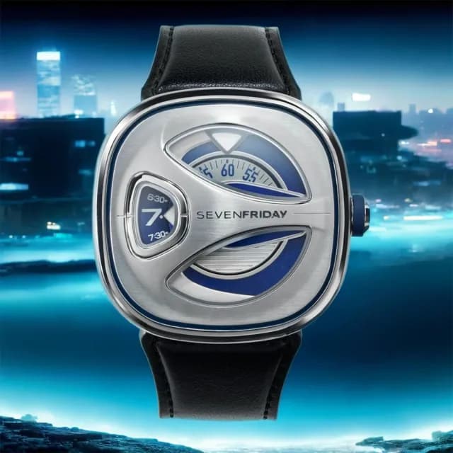 【SEVENFRIDAY】ME系列流線型機械錶-44.5x44mm 送禮 禮物 推薦(ME1/01)