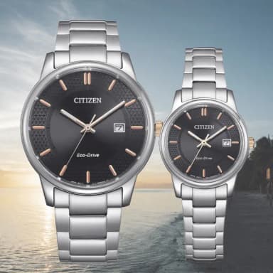 【CITIZEN 星辰】PAIR 光動能 簡約三針 對錶 情侶錶 畢業禮物 送禮(BM6977-70E/EW2317-76E)