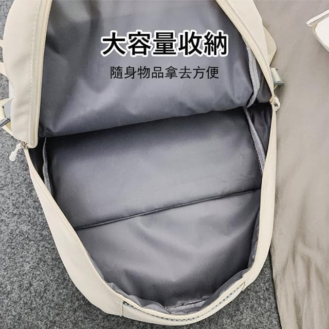 【Janyo】母親節禮物 時尚大容量減負雙肩包 國中學生書包 簡約休閒後背包 交換禮物(旅行背包/電腦)