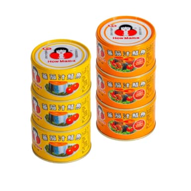 【東和食品】蕃茄汁鯖魚黃*3罐+麻辣蕃茄汁鯖魚*3罐(好媽媽的味道/送禮推薦)