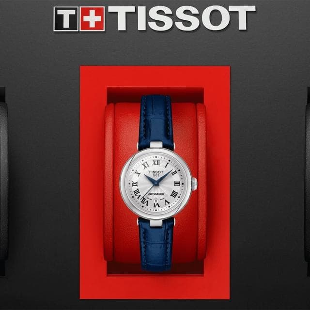 【TISSOT 天梭 官方授權】Bellissima 羅馬機械錶女錶 母親節 禮物 送禮(T1262071601300)