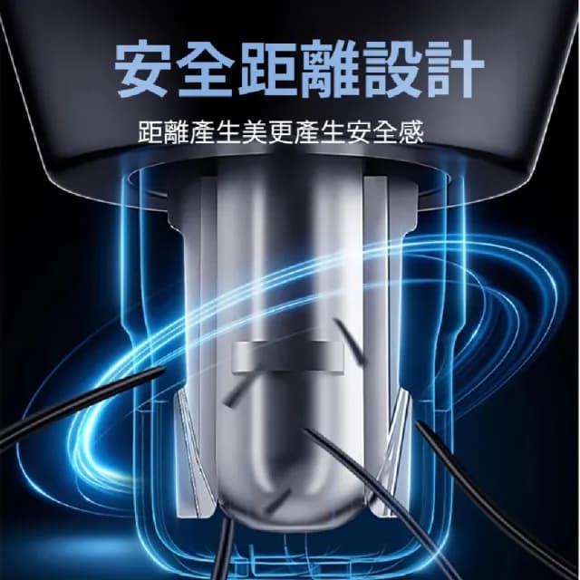 【ANTIAN】智慧數顯男士鼻毛修剪器 鼻毛清理器 剪鼻毛神器 無線充電式鼻毛刀 鼻毛剪(父親節禮物)