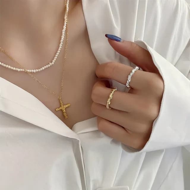 【KT DADA】雙11 925純銀戒指 k金戒指 戒指女ins 可調節戒指 個性戒指 戒指女生韓版 情人節禮物