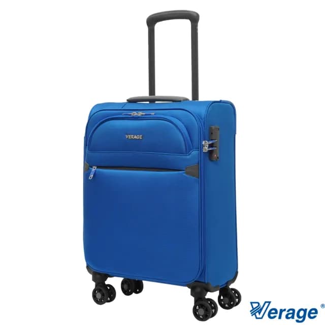 【Verage 維麗杰】19吋二代城市經典系列布面登機箱/行李箱/布箱/藍色