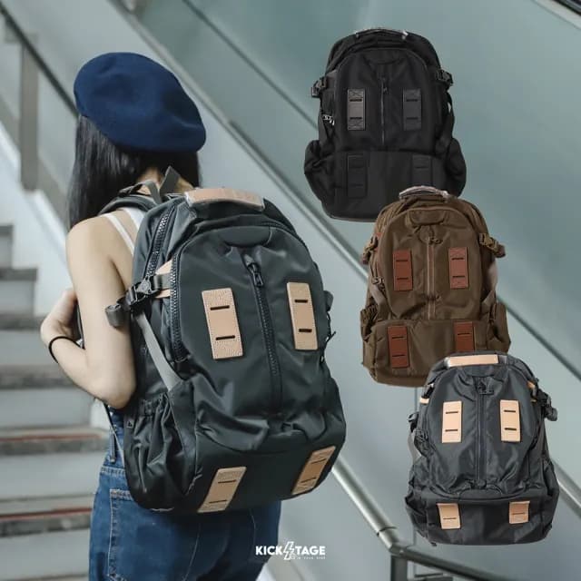 【F/CE.】父親節禮物  420 TRAVEL BP 深灰 黑色 咖啡色 高磅數 尼龍 旅行 多夾層 後背包 15吋筆電 F3024