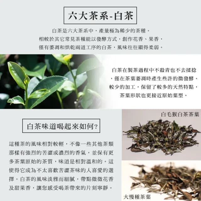 【京盛宇】珍稀白毛猴白茶-30g品味罐裝茶葉(白茶/100%台灣茶葉)