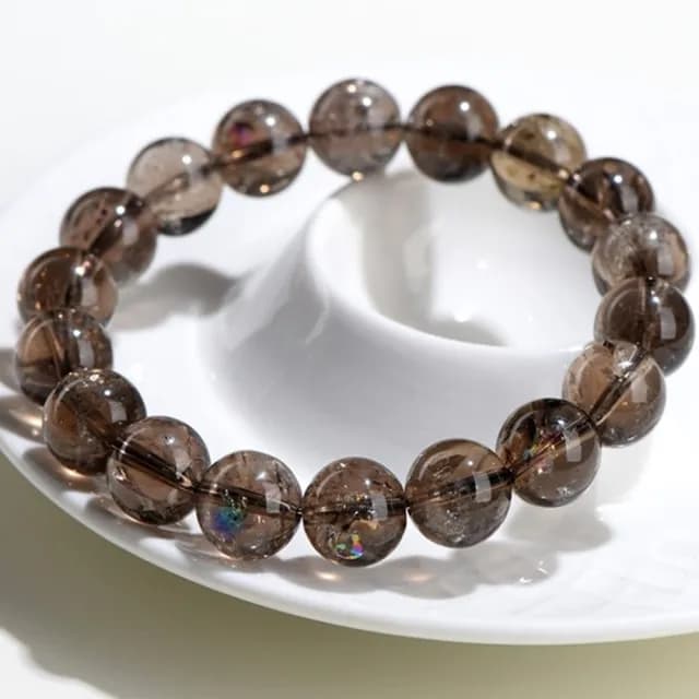 【Penny珮妮】茶水晶阿賽斯特萊手鍊12mm(母親節禮物/交換禮物/送女友/送閨蜜/生日禮物)