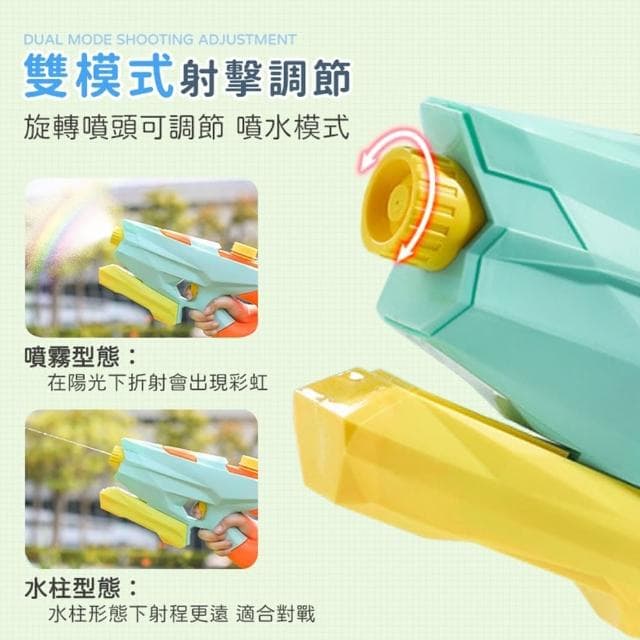 【QIDINA】BSMI歡樂打水戰兒童水槍背包水槍 玩具-A(兒童玩具 生日禮物 兒童禮物 玩水)