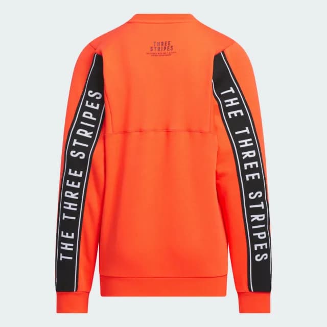 【adidas 愛迪達】長袖上衣 大學T 童裝 JP4925