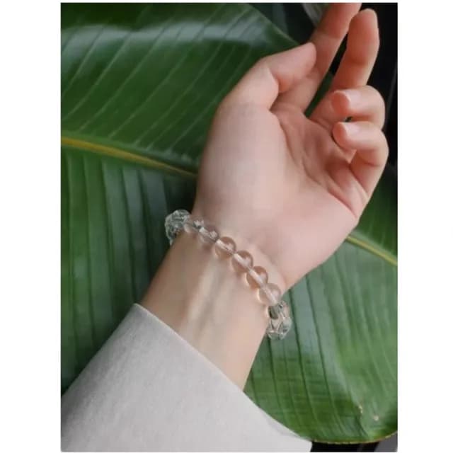 【Penny珮妮】巴西白水晶手鍊8mm(生日禮物/母親節/閨密送禮/交換禮物/情人節)