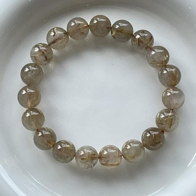 【Penny珮妮】金髮晶鈦晶手鍊11mm(情人節/母親節禮物/交換禮物/送女友/送閨蜜/生日禮物)