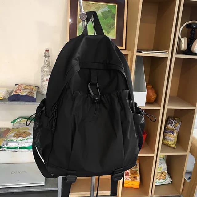 【KT DADA】大容量防水包 黑色後背包 旅行背包 男女包包 禮物 後背包 休閒後背包 大容量後背包