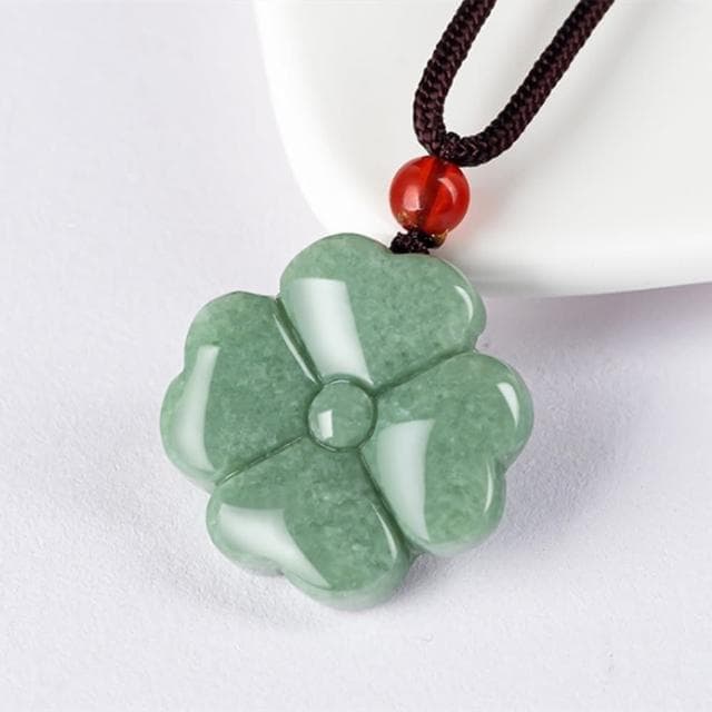 【Penny珮妮】A貨翡翠四葉草項鍊(母親節禮物/交換禮物/送女友/送閨蜜/生日禮物/情人節)
