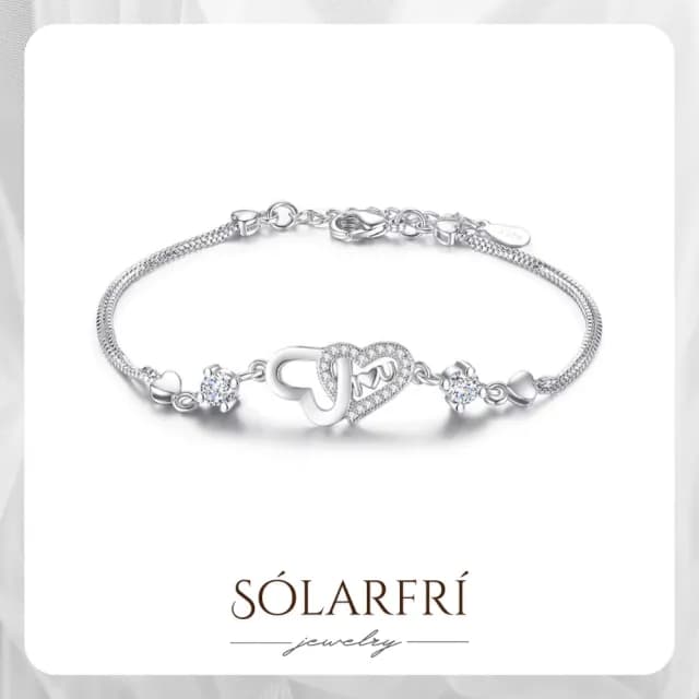 【SOLARFRi】輕奢設計款手鍊｜女士手鏈可調整手圍大小 附禮盒包裝(閨蜜女友老婆情人生日禮物)