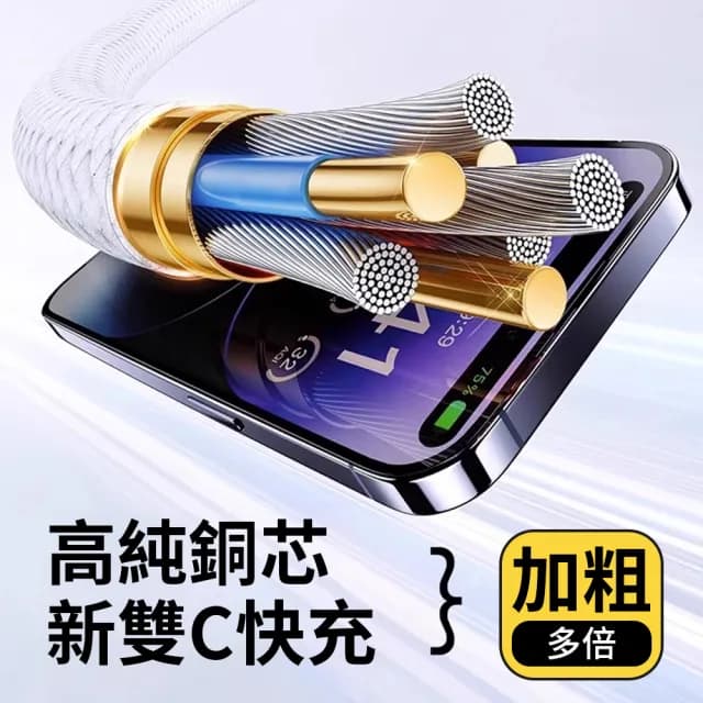 【Ouboo】iPhone17專用充電套組 PD20W Apple充電器 快充頭 交換禮物(附USB-C雙C口編織充電線)