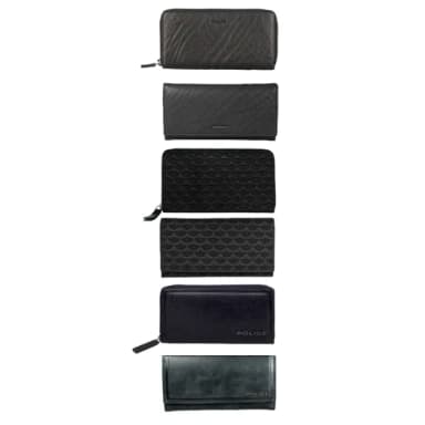 【POLICE】限量1折 頂級小牛皮長夾皮夾 全新專櫃展示品(買一送一珠寶飾品 交換禮物/情人節/現貨)