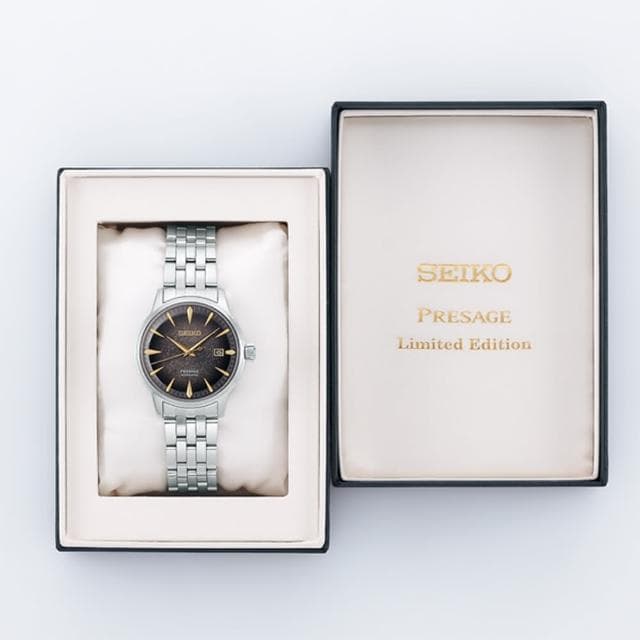 【SEIKO 精工】Presage 限量調酒師 STAR BAR 機械錶 40.5mm 禮物 送禮 推薦(SRPK93J1/4R35-06J0D)