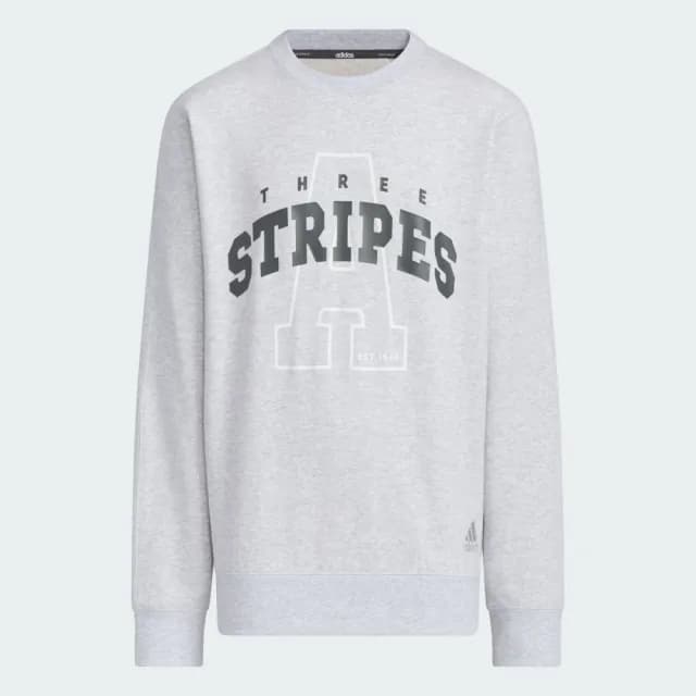 【adidas 愛迪達】長袖上衣 大學T 童裝 JP4910