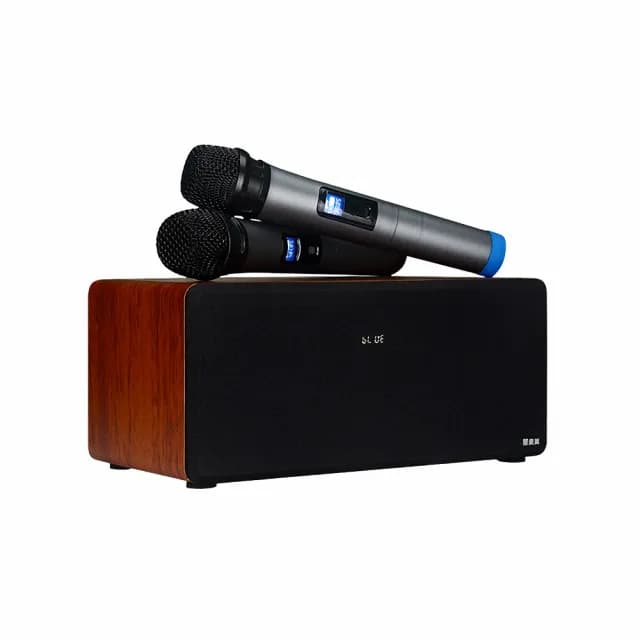 家庭KTV 藍牙音響 藍牙麥克風(唱歌音箱無線K歌 家庭KTV一體套裝 雙麥 藍牙音響 K歌神器)