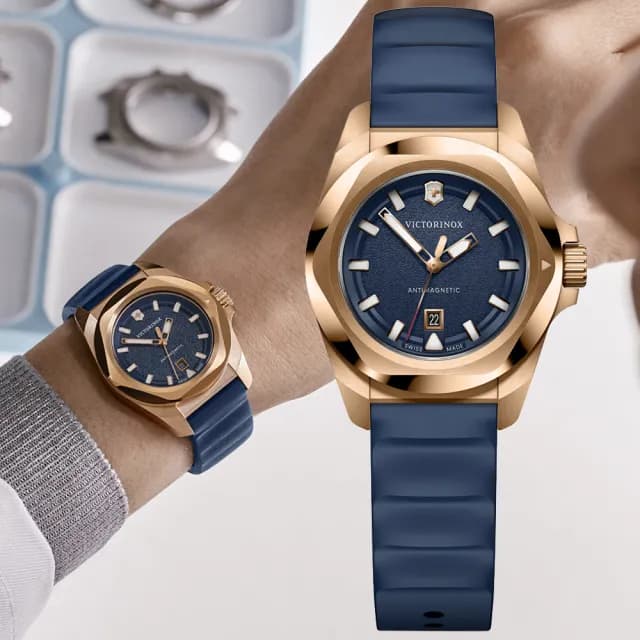 【VICTORINOX 瑞士維氏】I.N.O.X系列 優雅時尚石英腕錶 七夕 情人節 送禮 推薦(VISA-242035)