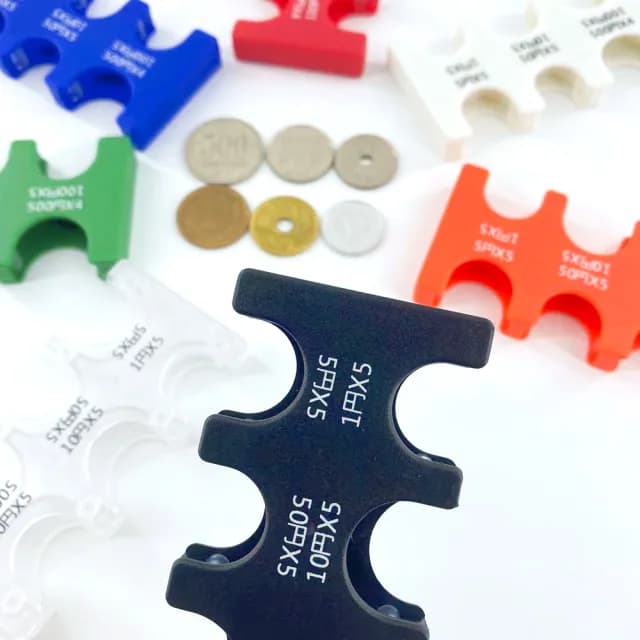 【YORI優里】日幣零錢夾(日圓硬幣夾 硬幣分類零錢包)